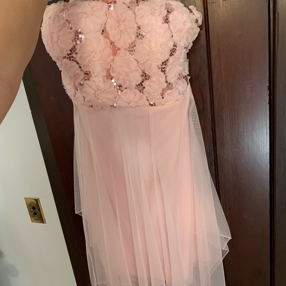 Pink homecoming/prom dress